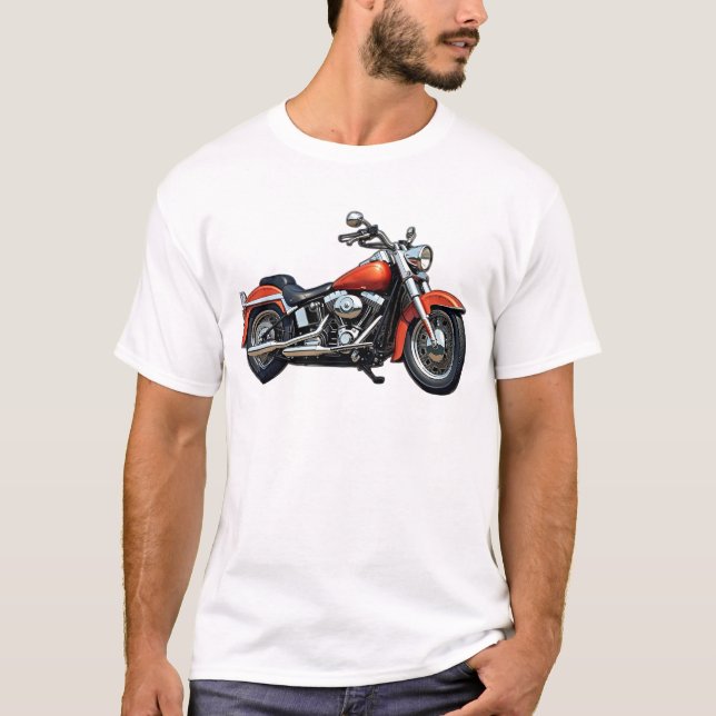 Vintage Motocycle Motorbike T-shirt (Front)