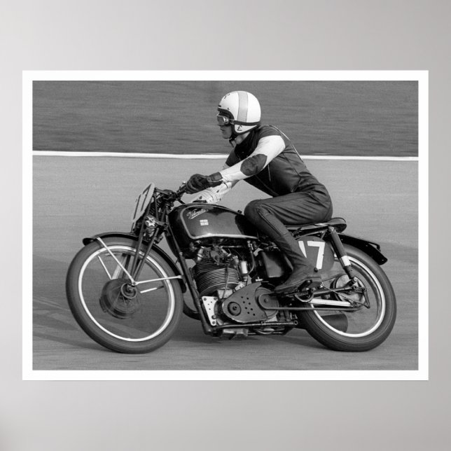 vintage motorbike poster FROM 14.94 (Front)