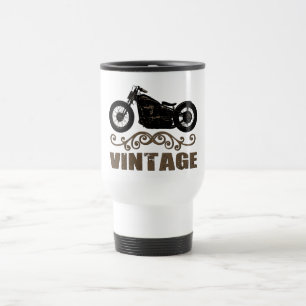 Vintage Motorbike Travel Mug
