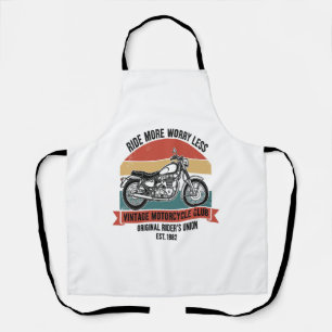Vintage Motorcycle Club Est. 1982 Apron