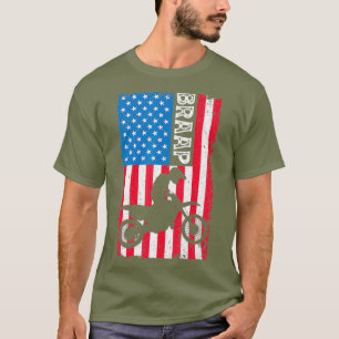 Vintage Motorcycle  Dirt Bike Motocross American T-Shirt