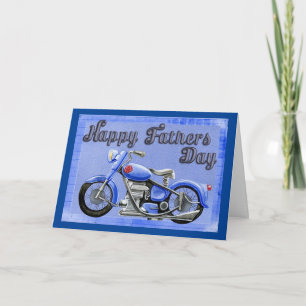 Vintage Motorcycle Father's Day Card
