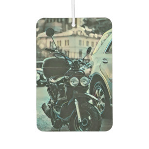 Vintage motorcycle gift car air freshener