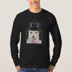 Vintage Motorcycle Helmet Coton de Tulear T-Shirt