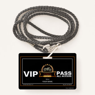 Vintage Motorcycle ID Badge