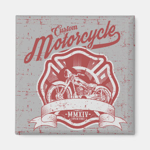 Vintage Motorcycle Magnet
