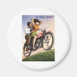 Vintage Motorcycle Magnet