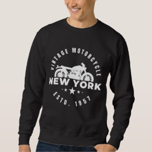 Vintage Motorcycle New York Established 1957 Sweatshirt