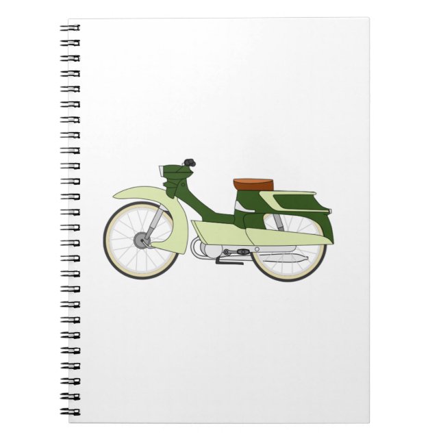 Vintage Motorcycle Notebook (Front)