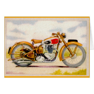 Vintage Motorcycle Print