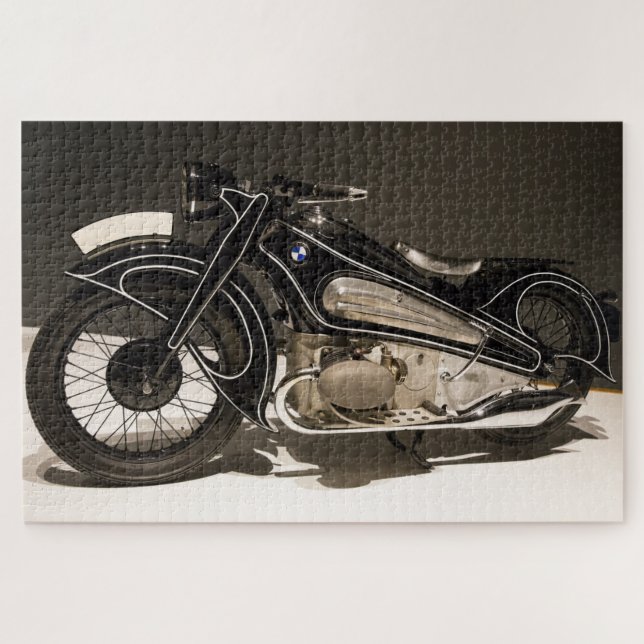 vintage motorcycle puzzle (Horizontal)