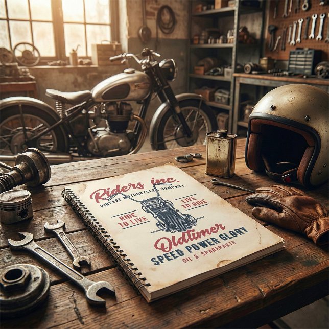 Vintage Motorcycle Riders Inc Planner (Creator Uploaded)