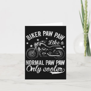Vintage Motorcycle S For Men  Card