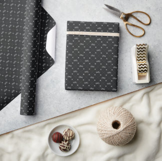 Vintage Motorcycle Wrapping Paper