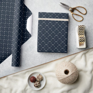 Vintage Motorcycle Wrapping Paper