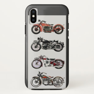 VINTAGE MOTORCYCLES iPhone XS CASE