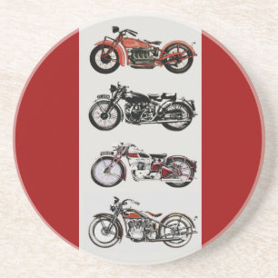 VINTAGE MOTORCYCLES COASTER