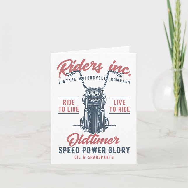 Vintage Motorcycles Company Card (Creator Uploaded)