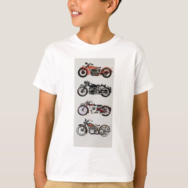 VINTAGE MOTORCYCLES T-Shirt (Front)