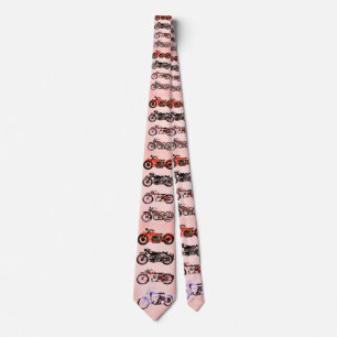 VINTAGE MOTORCYCLES TIE