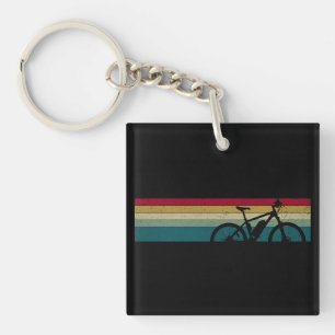 Vintage Mountain Bike Key Ring