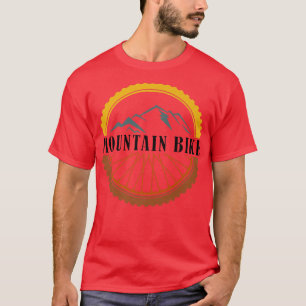 Vintage Mountain Bike Tire Downhill MTB Lovers Bik T-Shirt