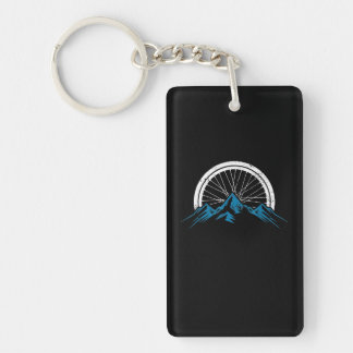 Vintage Mountain Biking Mountainbike Dirt Bike MTB Key Ring