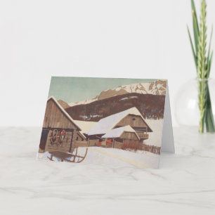 Vintage Mountain Christmas, A Christmas Card