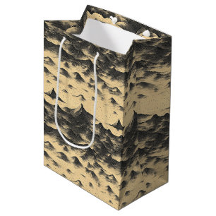 Vintage Mountain Clouds Landscape (10) Medium Gift Bag