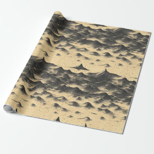 Vintage Mountain Clouds Landscape (10) Wrapping Paper