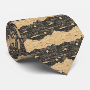 Vintage Mountain Clouds Landscape (7) Tie