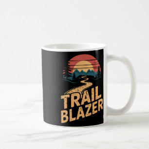Vintage Mountain Hiker Trail Blazer Retro Hiking C Coffee Mug