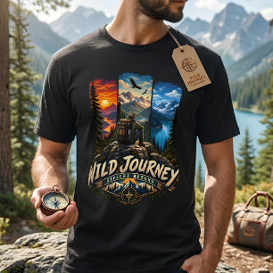 Vintage Mountain Hiking Adventure T-Shirt