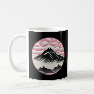 Vintage Mountain Japanese Art Landscape Coffee Mug