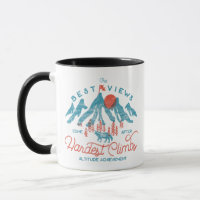 Vintage Mountain Wolf Climbing Hiking Outdoors