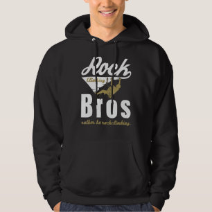 Vintage Mountaineering With Bros Rather Be Rock Cl Hoodie