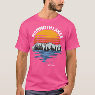 Vintage Mountains Art Mammoth Lakes California T-Shirt