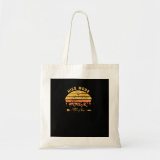 Vintage Mountains Outdoor Hiking Camping Pul Tote Bag