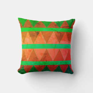 Vintage Mountains Throw Pillow