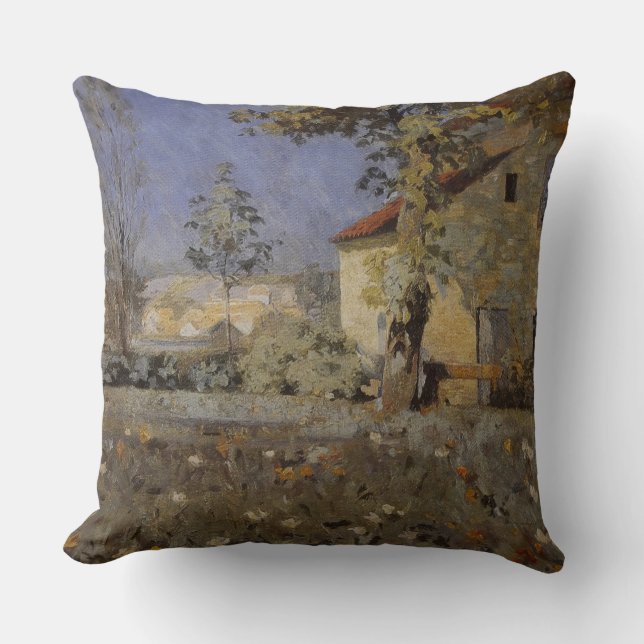 Vintage Mourier-Petersen House in Garden Cushion (Front)