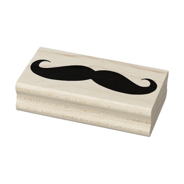 Vintage Moustache Rubber Art Stamp (Stamp)