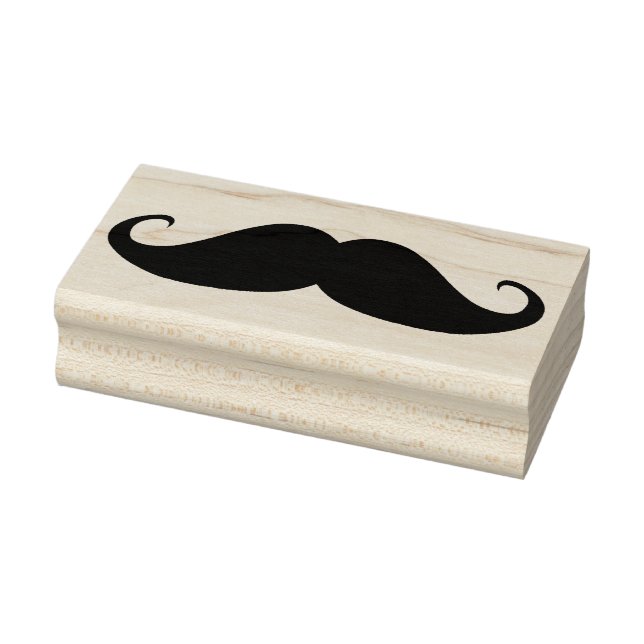 Vintage Moustache Rubber Art Stamp (Stamp)