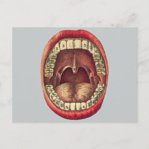 Vintage Mouth Postcard