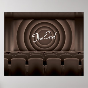 Vintage Movie Cinema Theatre Poster