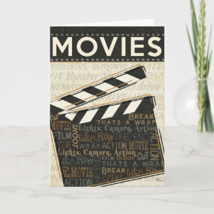 Vintage Movie Clapper Card