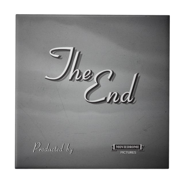 Vintage Movie Credit Tile (Front)
