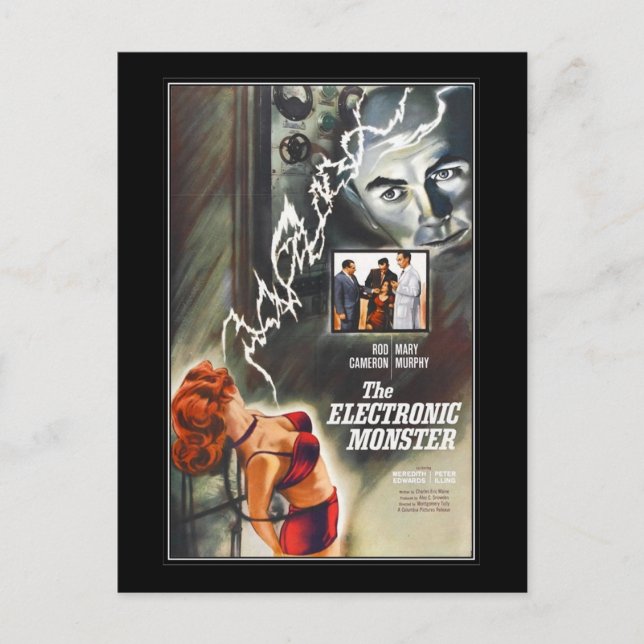 Vintage movie horror - postcard (Front)