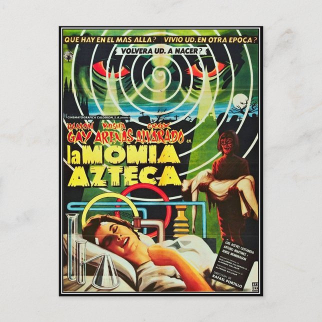 Vintage movie horror - postcard (Front)