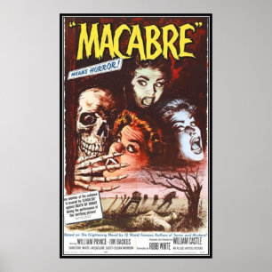 Vintage movie horror - poster