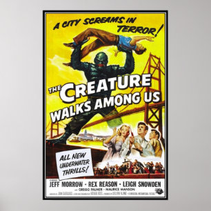 Vintage movie horror - poster